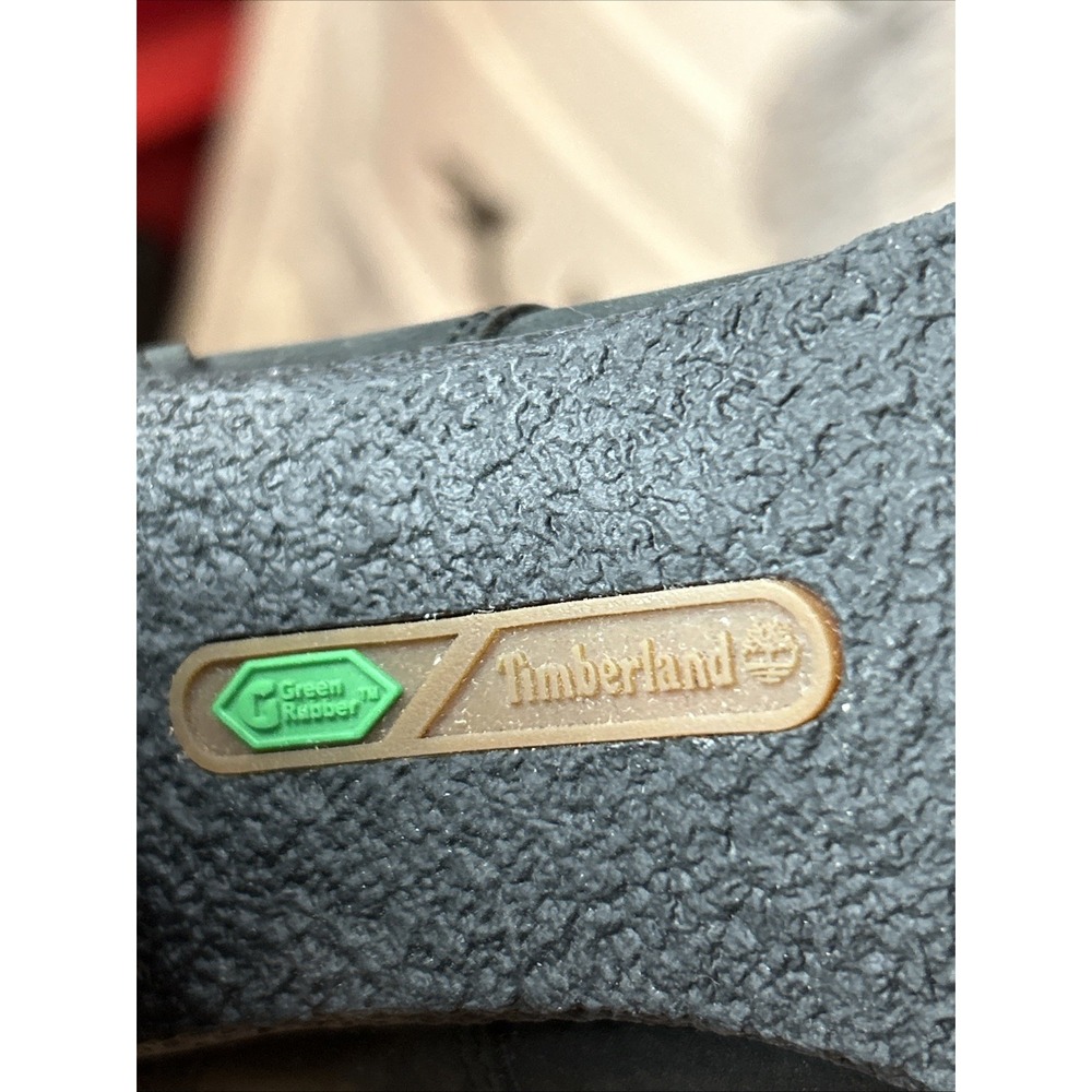 Timberland Boots Glancy Earthkeepers Heel‎ Grunge Punk Goth Minimalist Black 8 - Picture 11 of 13